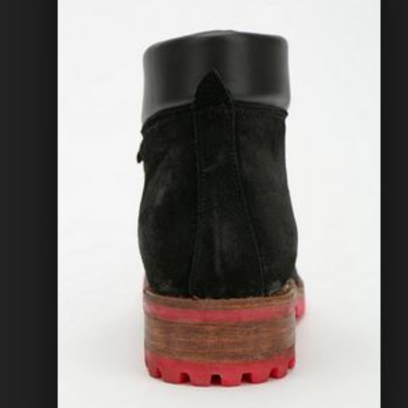 Jeffrey Campbell Lyle Black hiking boots pink - Picture 3 of 7